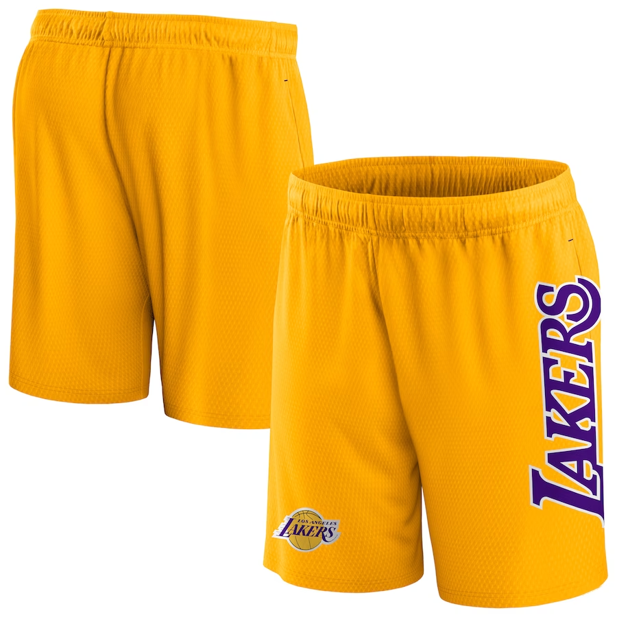 2024 Men NBA Los Angeles Lakers yellow shorts->brooklyn nets->NBA Jersey